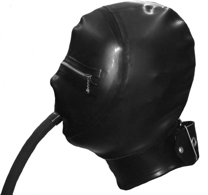 zipped eyes with air pipe and neck belt